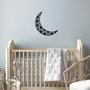 Wallity Crescent 2 - Accesorio decorativo de pared de metal Negro